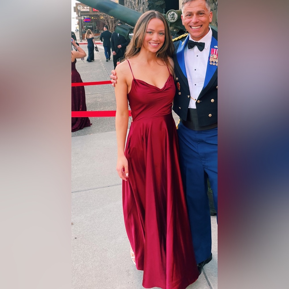 Windsor Burgundy Formal Dress